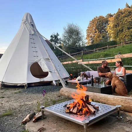 Tipi-glamping Am Gut Kunterbunt