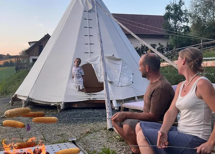 Tipi-glamping Am Gut Kunterbunt