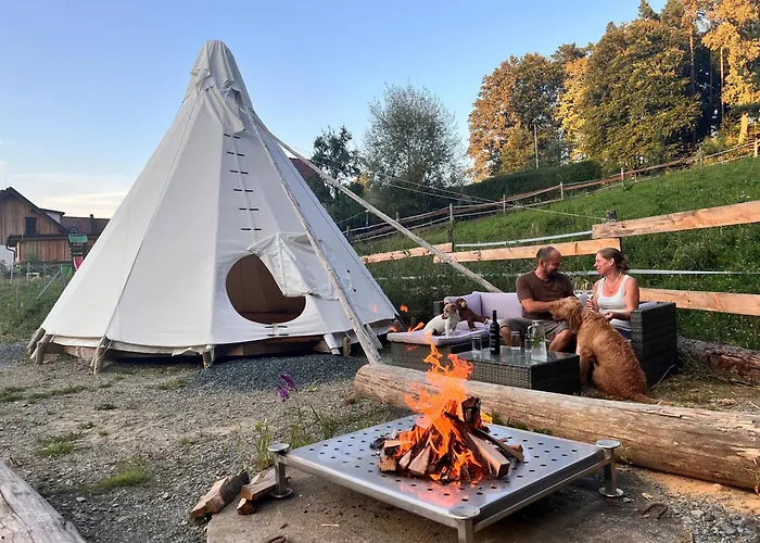 Tipi-glamping Am Gut Kunterbunt